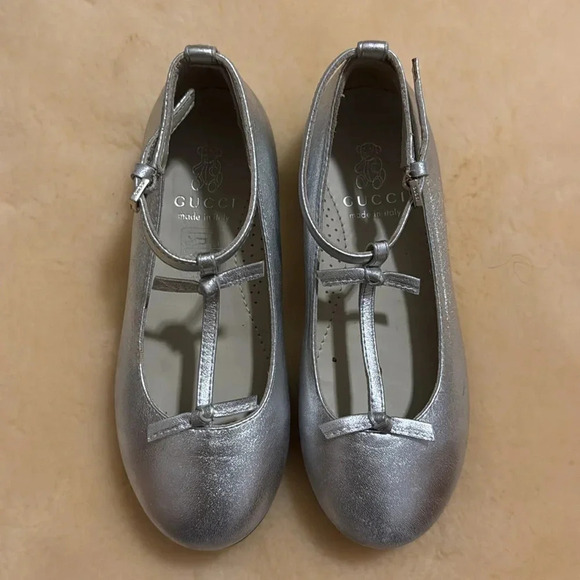 Gucci mary Jane bow kids ballet flats - Picture 1 of 6